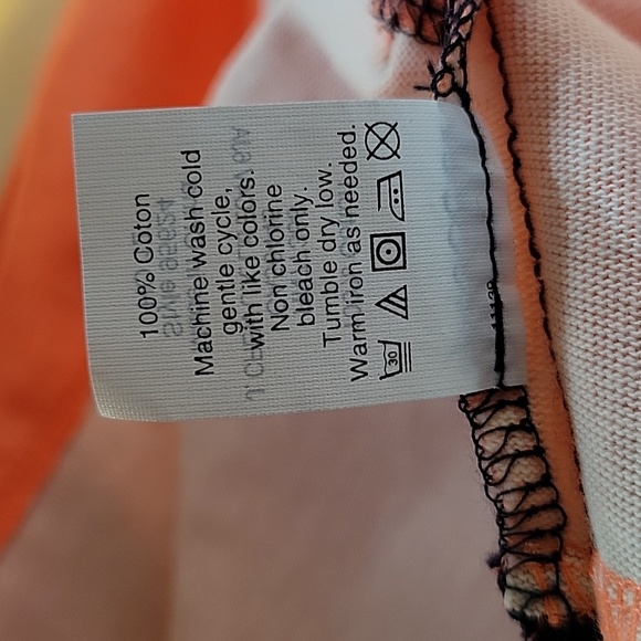 J Crew two tone dress size Medium NWT Orange and navy - Picture 9 of 9